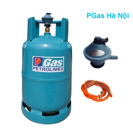 Bộ bình gas Petrolimex 13kg van lật